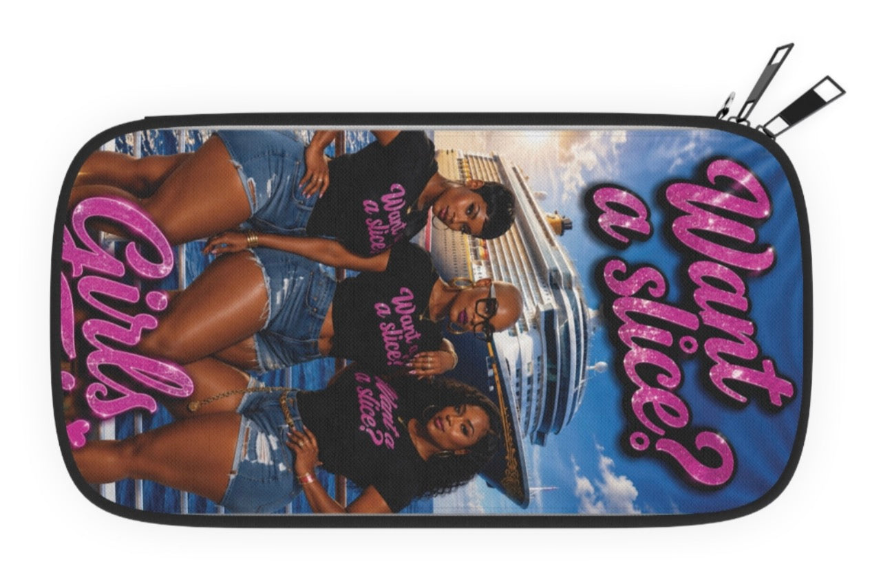 Passport Wallet — 'Want a Slice? Girls' Cruise Passport Holder
