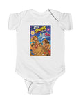 Vintage Beach Party Infant Bodysuit - "Let's Sparks Fly" Graphic Baby Onesie