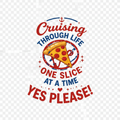 Cruising Through Life Print Graphic